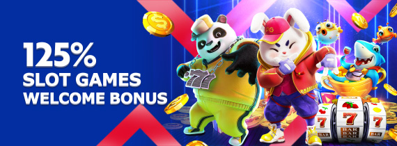 WELCOME BONUS SLOT 125%