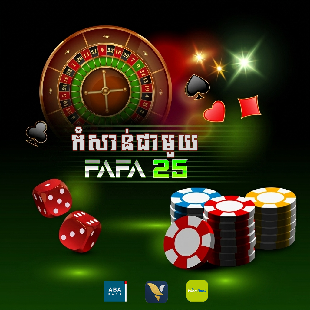 ROULETT នៅ FAFA25 – រូបភាពកាស៊ីណូអនឡាញច្បាស់ HD